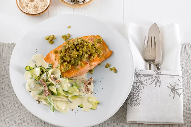 Lachsfilet aus dem Ofen
