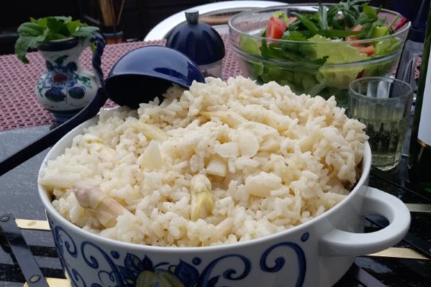 Spargelrisotto