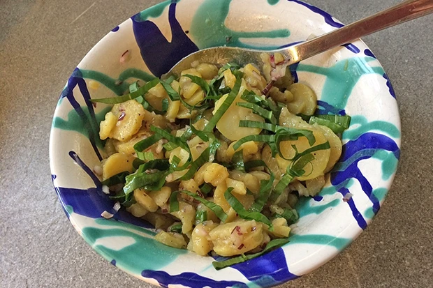 Kartoffelsalat mit B&auml;rlauch