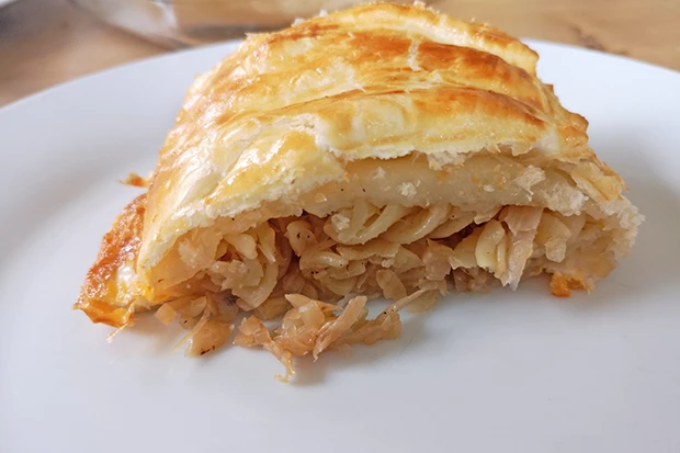 Krautstrudel mit Spiralen