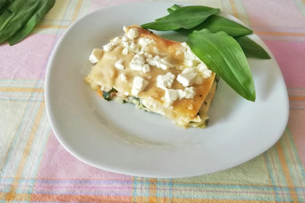 B&auml;rlauch-Lasagne