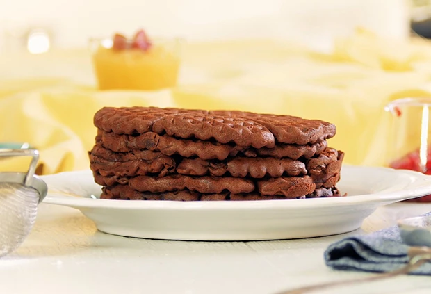 Brownie Waffeln