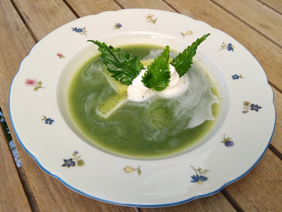 Brennnesselsuppe - Rezept