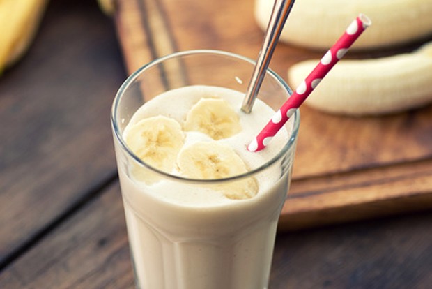Milch mit Schuss