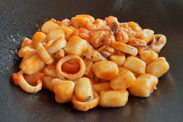 Gnocchi mit Meereesfrüchten