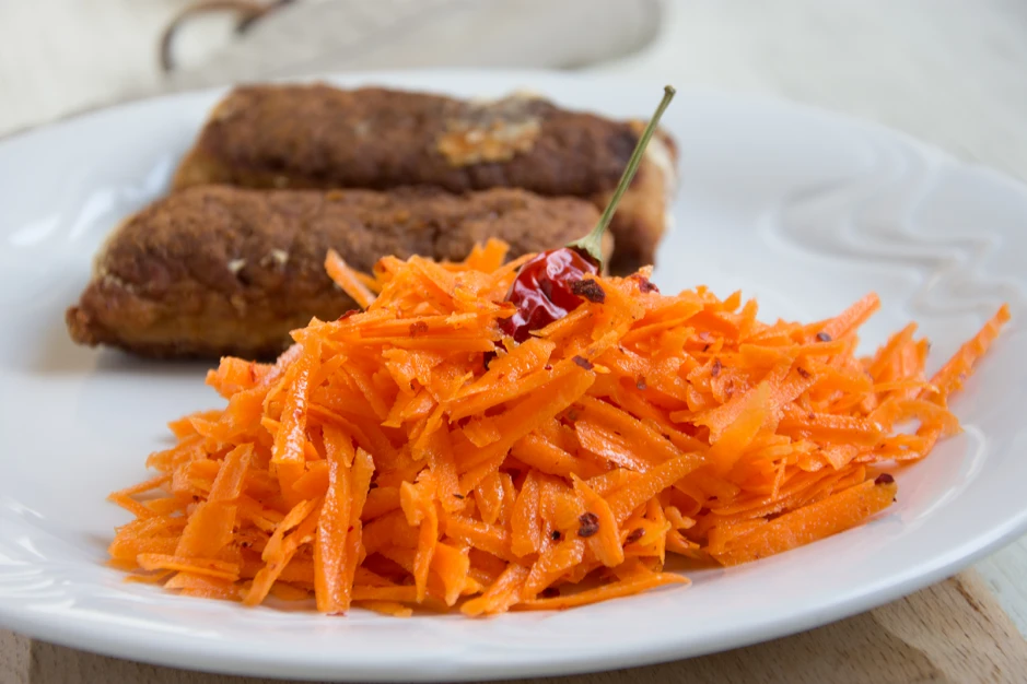 Scharfer Karottensalat