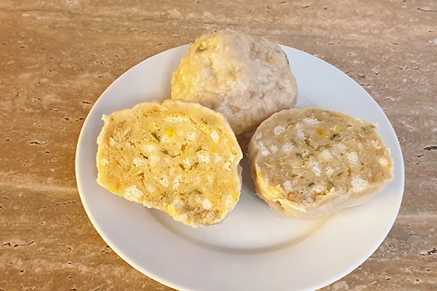 Semmelkn&ouml;del aus dem Dampfgarger&auml;t