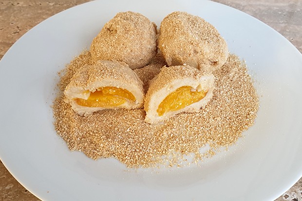 Marillenknödel aus dem Dampfgargerät