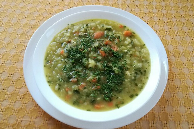 Einfache Gemüsesuppe
