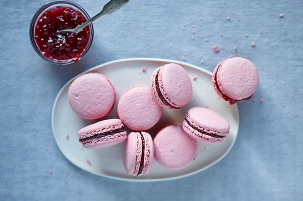 Erdbeer Macarons