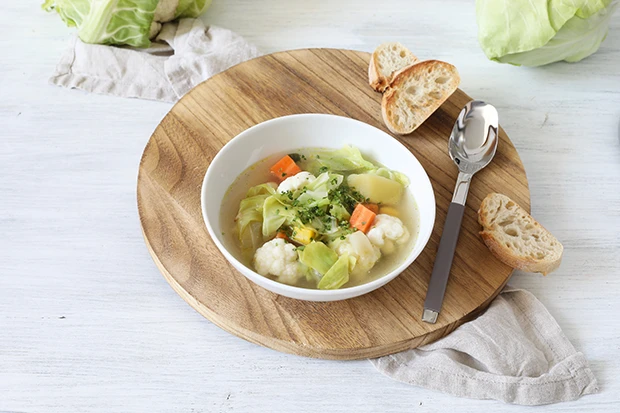 Karfiol-Spitzkraut-Eintopf