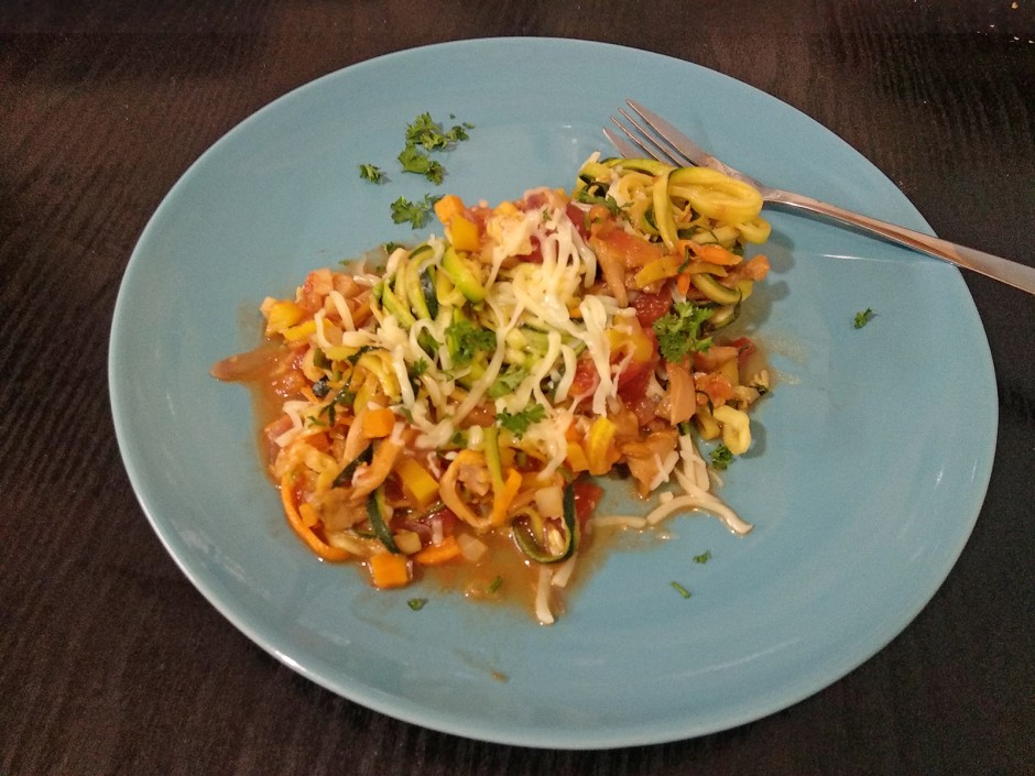 Eierschwammerl-Tomaten-Zoodles