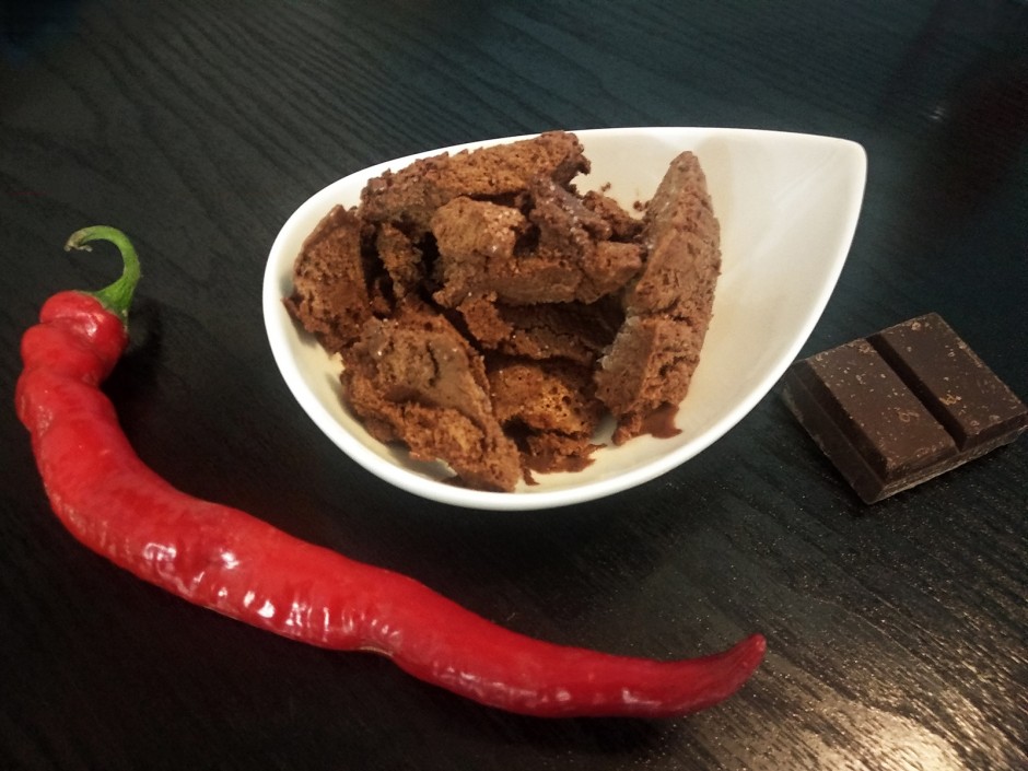 Veganes Salzschokomousse