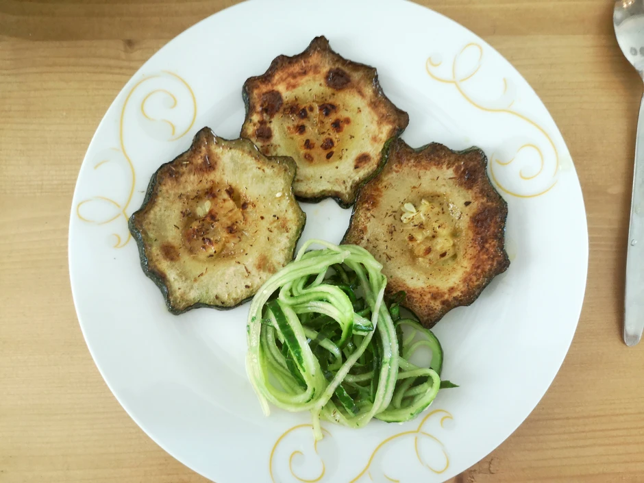 Zucchini gebraten