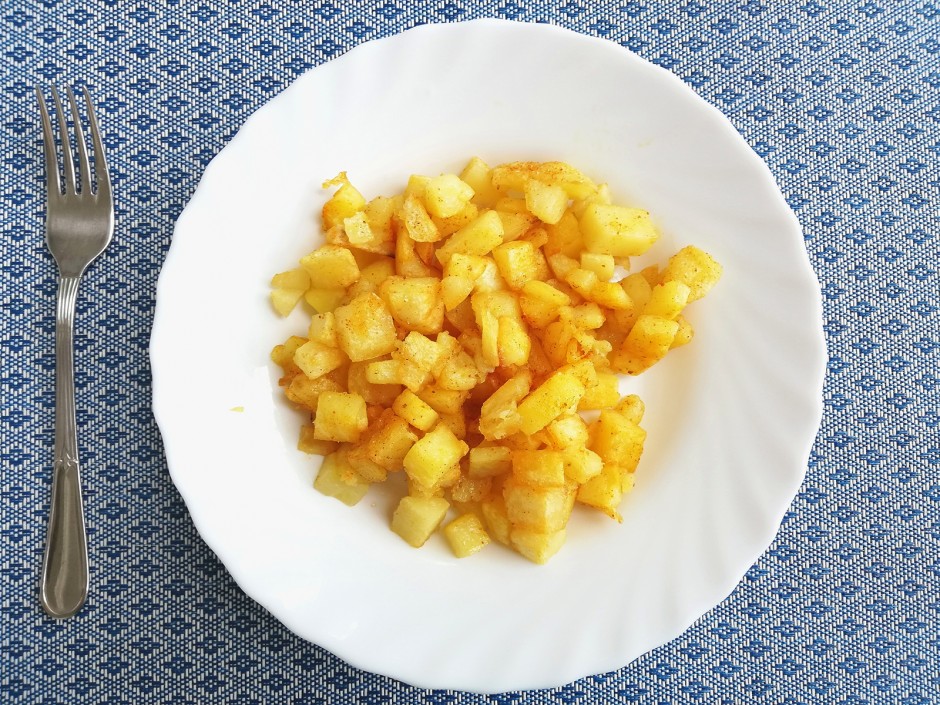 Einfache Kartoffelwürfel