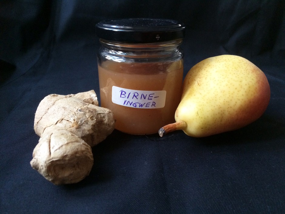Birnen-Ingwer Marmelade