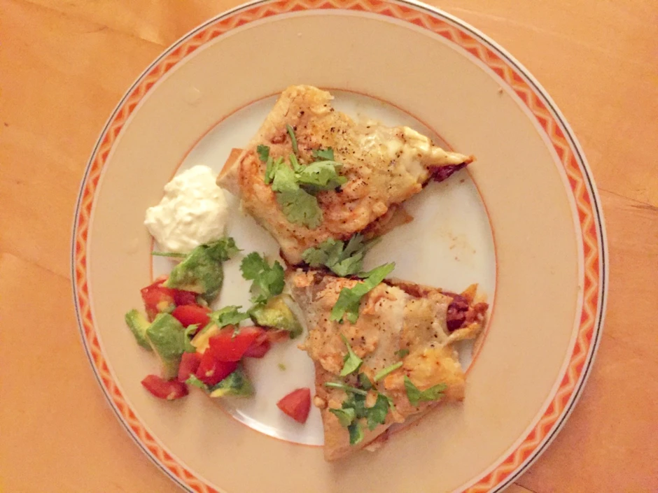 Brokkoli-Bohnen-Karotten-Burrito