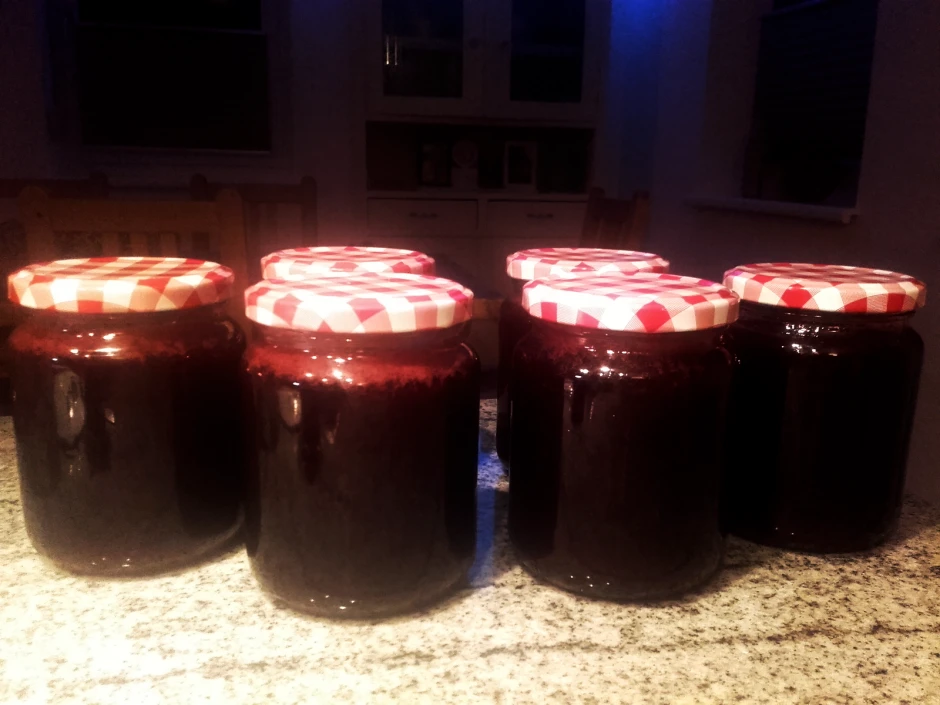 Rote Trauben-Zimt-Marmelade