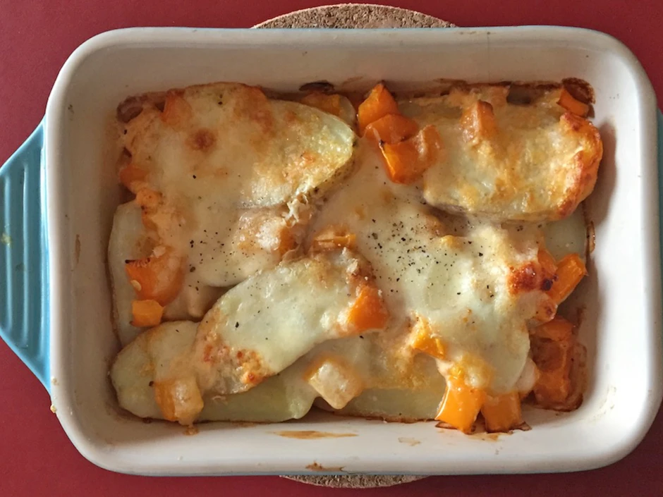 &Uuml;berbackene Paprika-Erd&auml;pfel