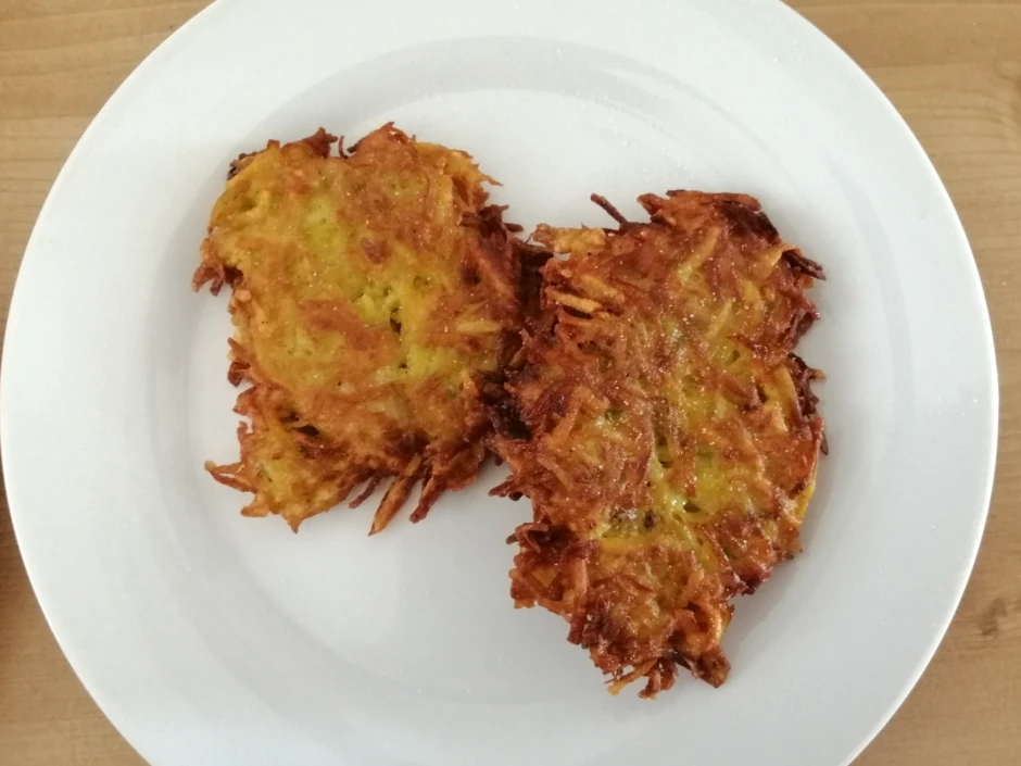 Hokkaidok&uuml;rbis Kartoffelpuffer