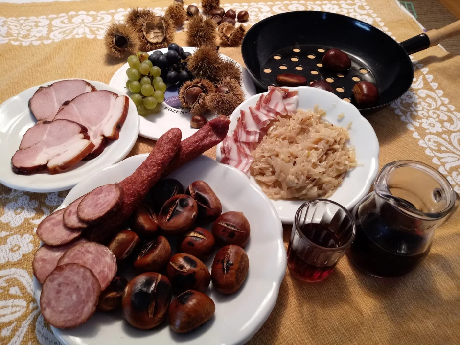 Kastanien braten - Törggelen