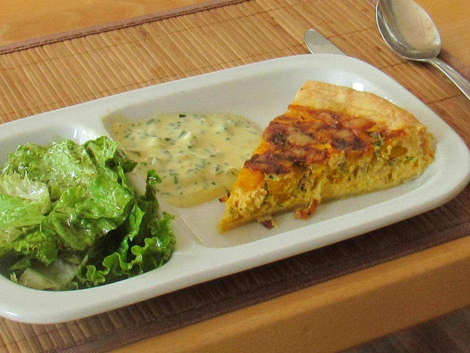 Dinkelk&uuml;rbisquiche