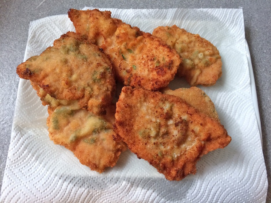 Schnitzel mit Petersilien-Panier