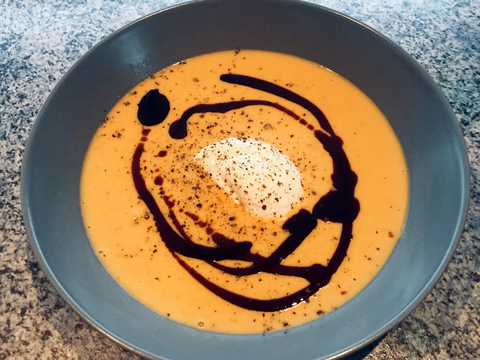 Butternussk&uuml;rbiscremesuppe