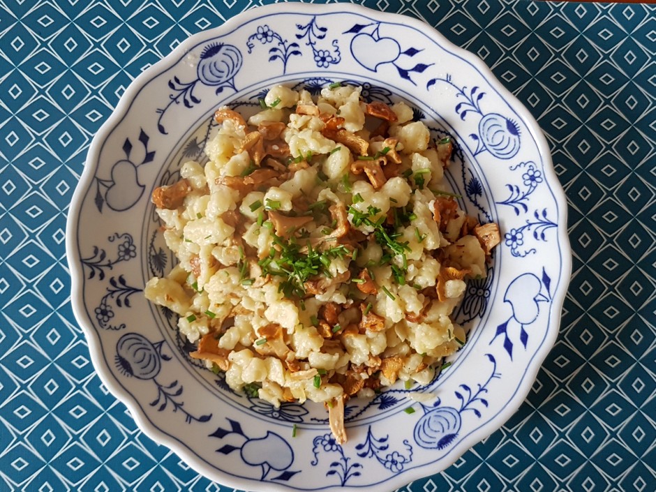 Eierschwammerl - Spätzle