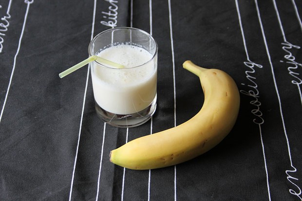 Bananenmilch Fitnessdrink - Rezept