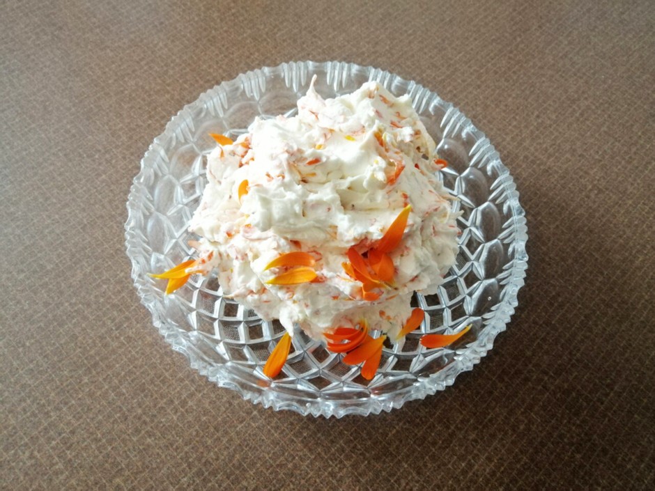 Ringelblumen-Frischkäse