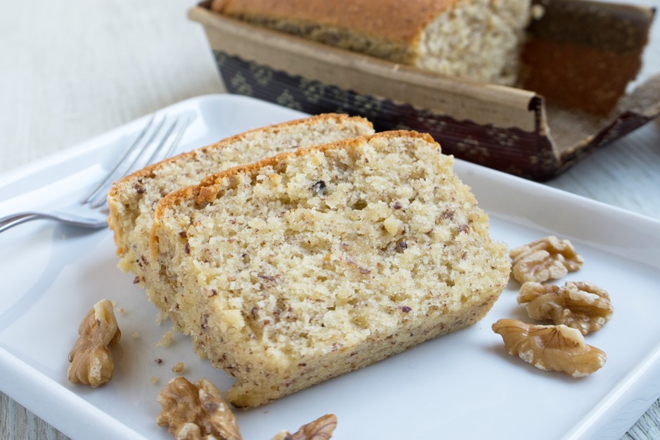 Sandkuchen mit Walnüssen
