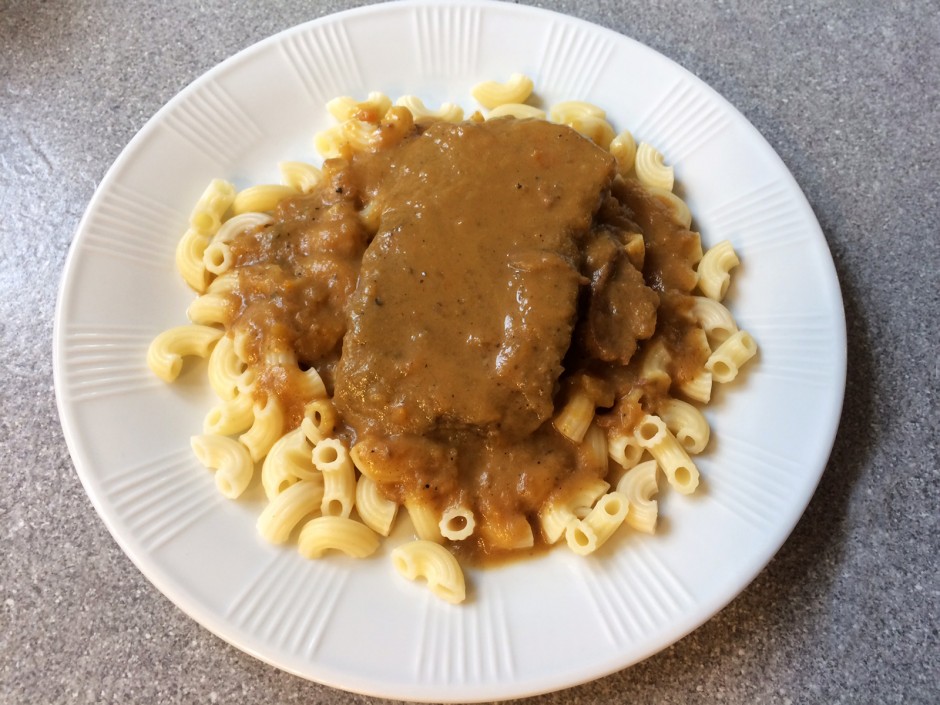 Rindschnitzel mit Wurzelgemüse