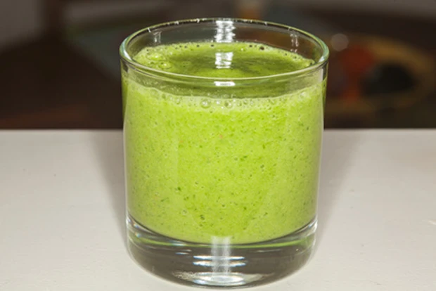 Frühstück grüne Banane