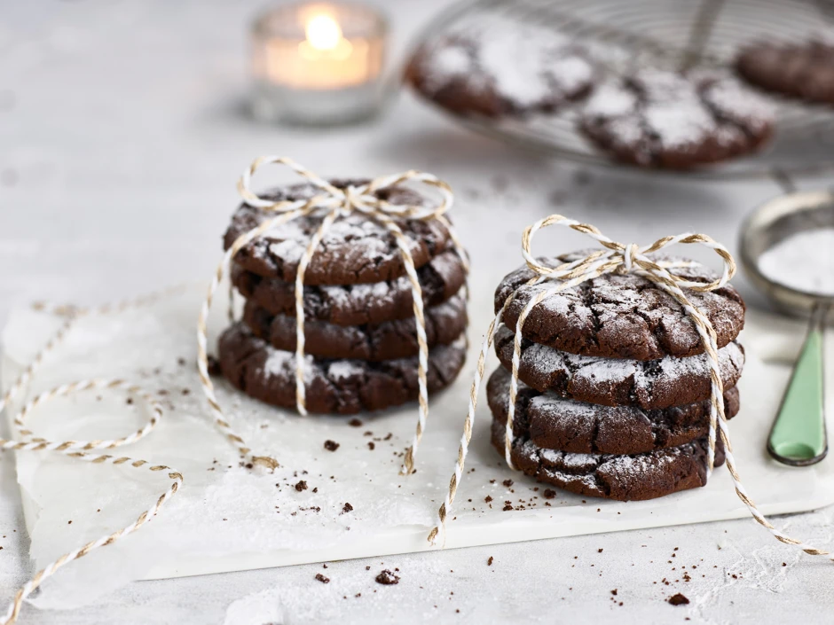 Vegane Double Chocolate Cookies