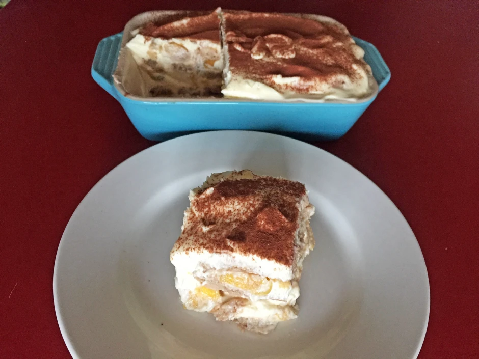 Schnelles Mango-Cointreau-Tiramisu
