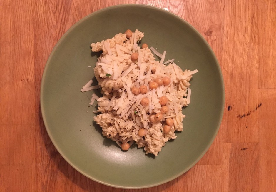Spiralnudeln mit Kichererbsen Pasta con ceci