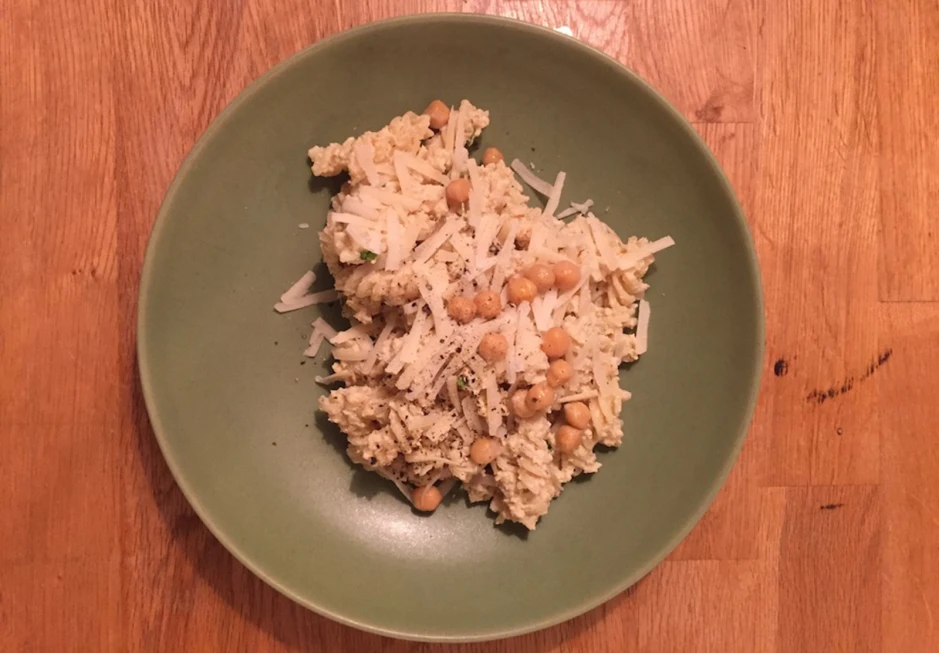 Spiralnudeln mit Kichererbsen Pasta con ceci