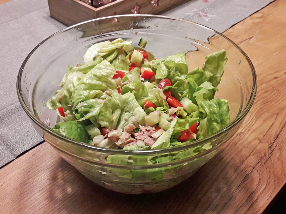 Thunfischsalat mit Senfdressing