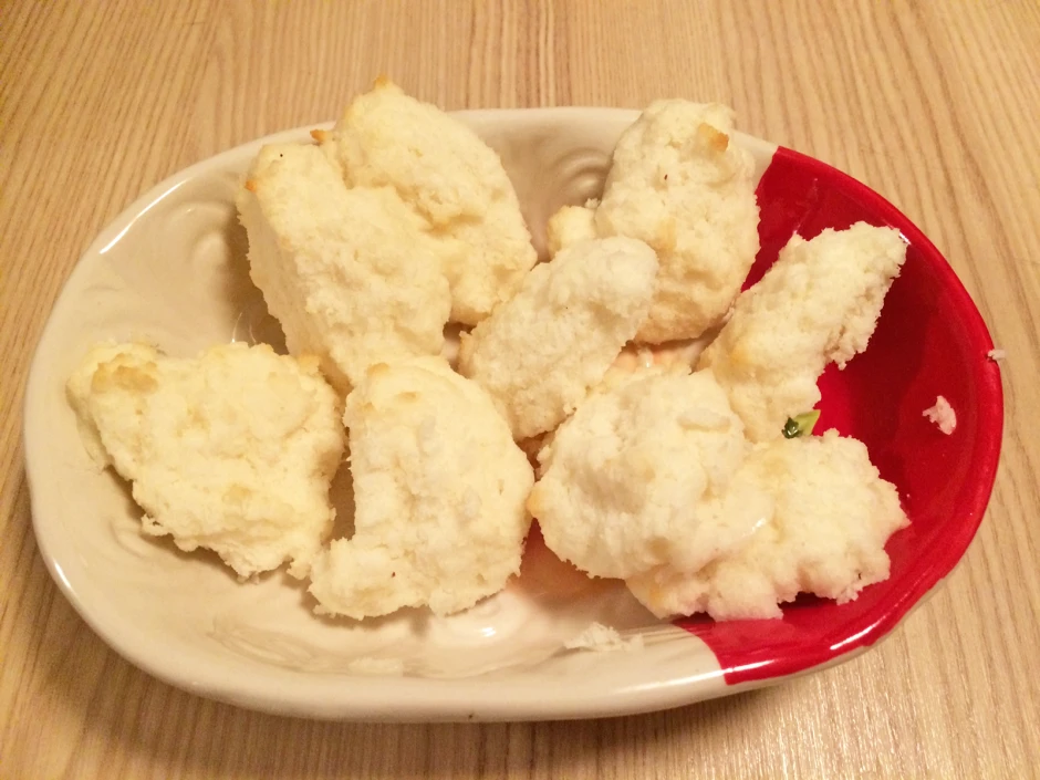 Kokosbusserln mit Ingwer