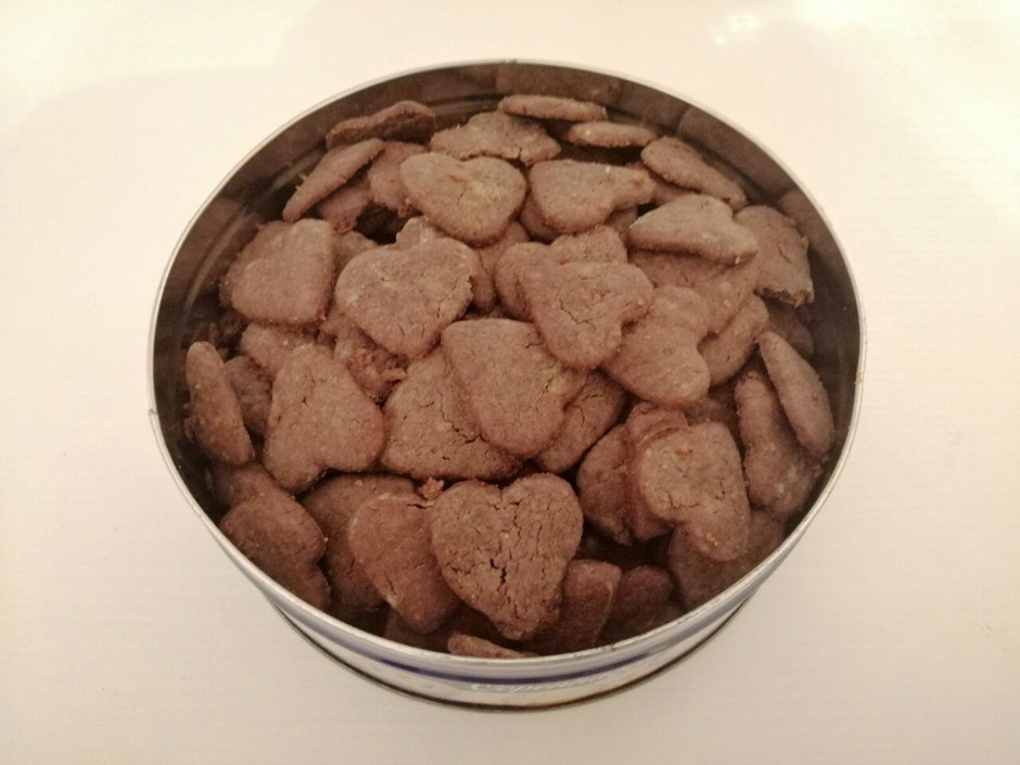 Schokolade-Herzen mit Stevia