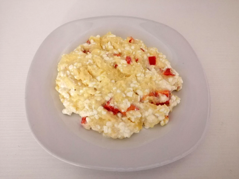 Polenta mit Frischkäse