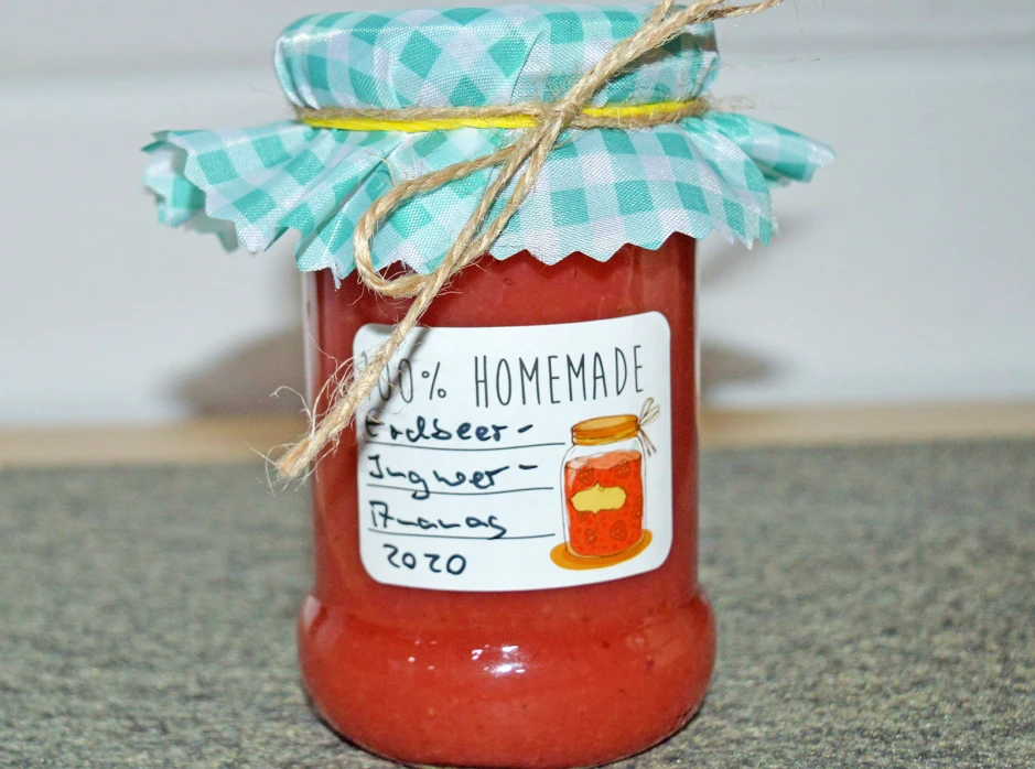 Erdbeer-Ingwer-Ananas Marmelade