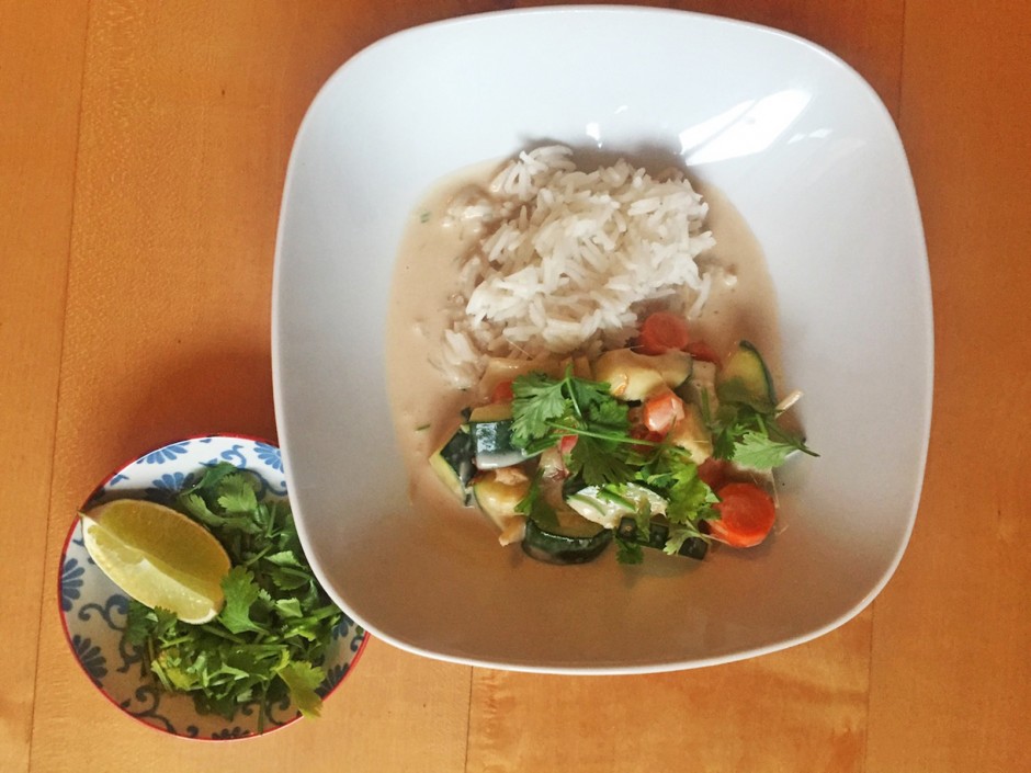 Leichtes Zucchini-Curry