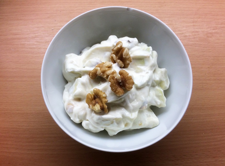 Griechisches Joghurt mit Birne