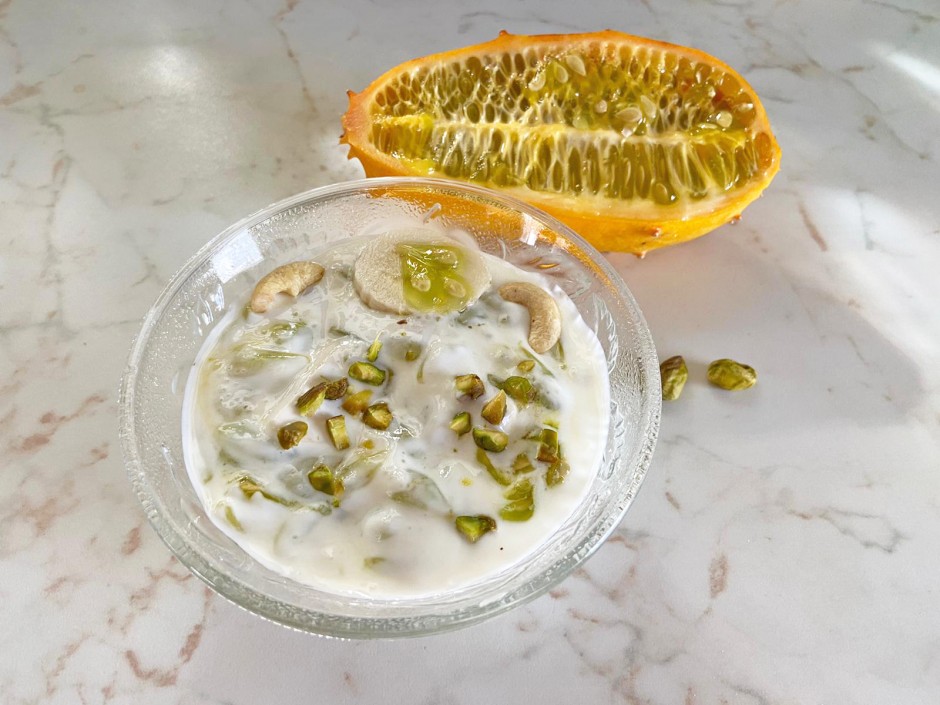 Kiwano-Bananen-Joghurt
