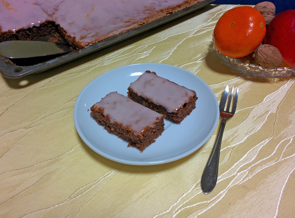Kuchen mit Punschglasur