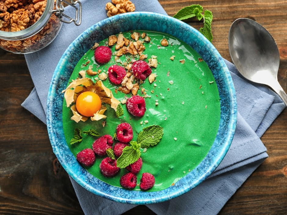 Smoothie Bowl mit Wasabi