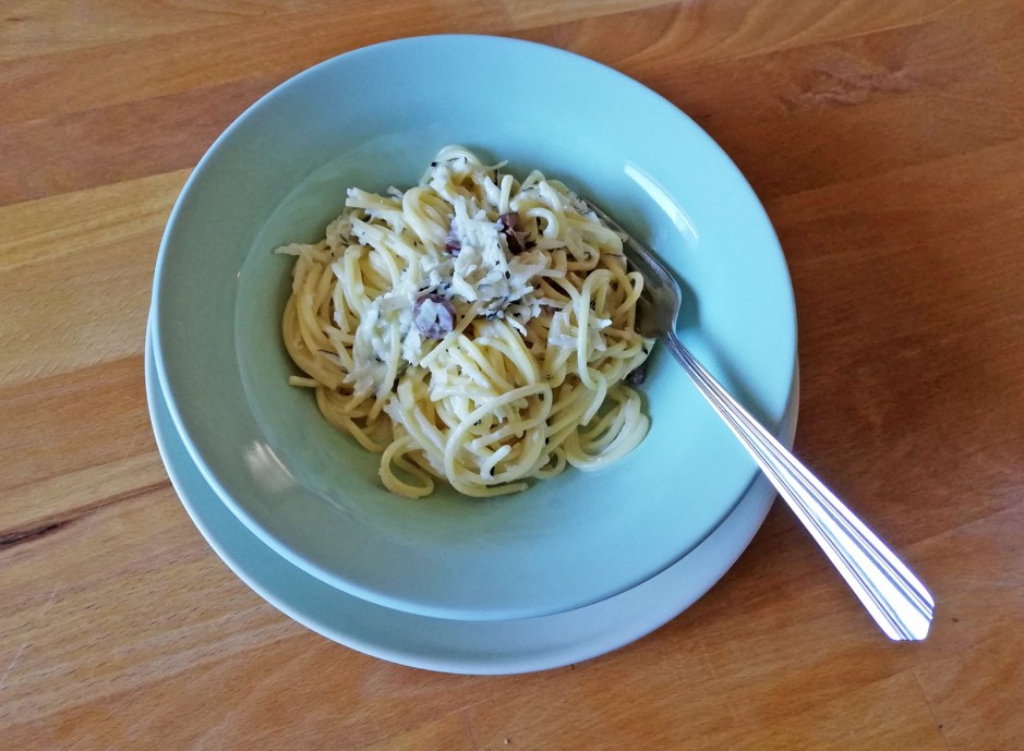 Spaghetti mit Rettich