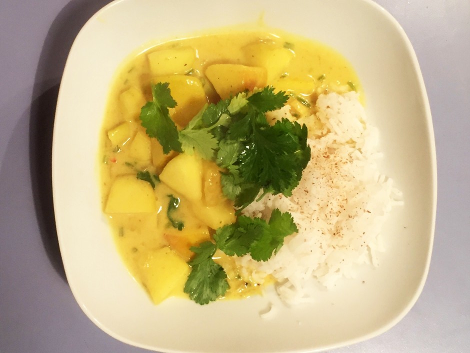 Apfel-Erdäpfel-Curry - Rezept